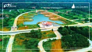 Development layout, open spaces, and road access of Las Colinas in Eden, Davao City.